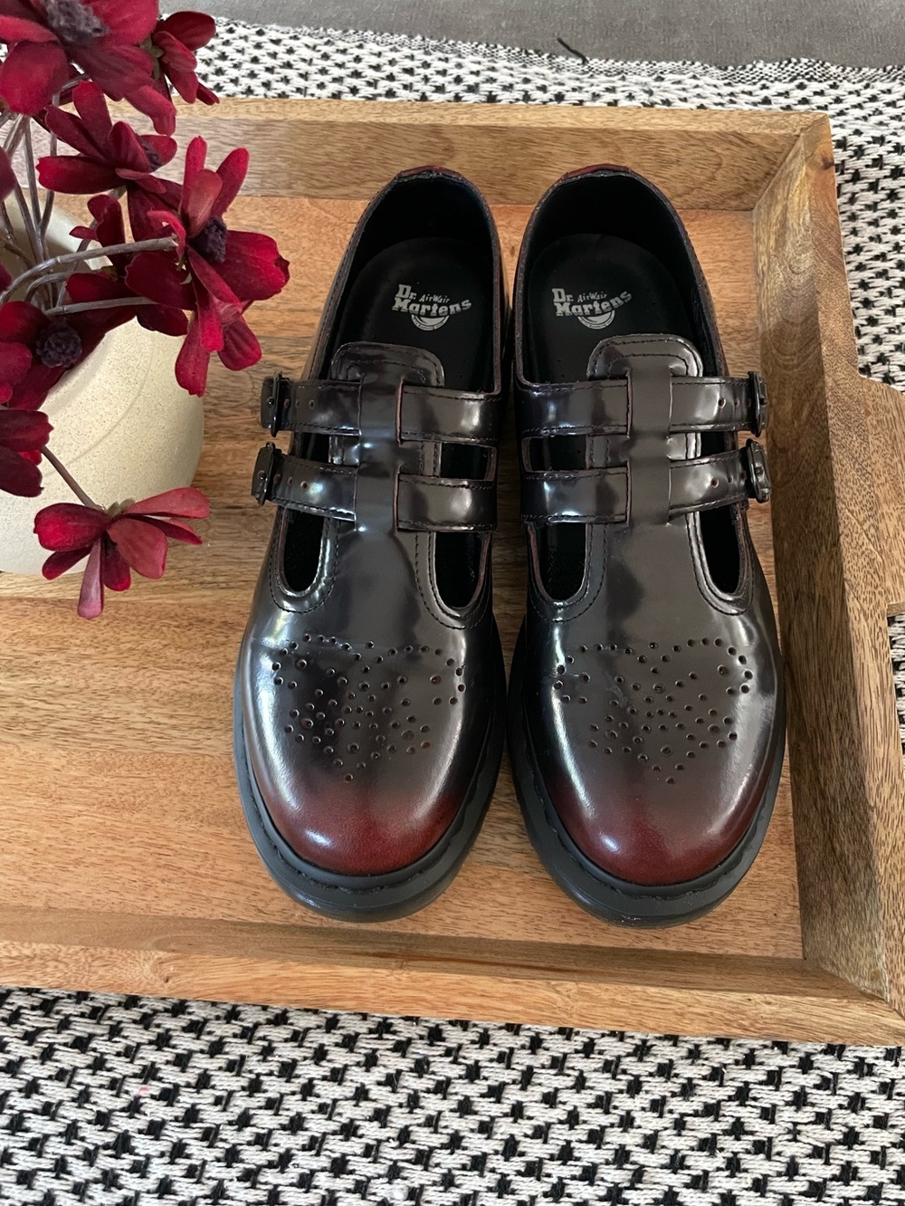 Dr Martens Red Mary Jane